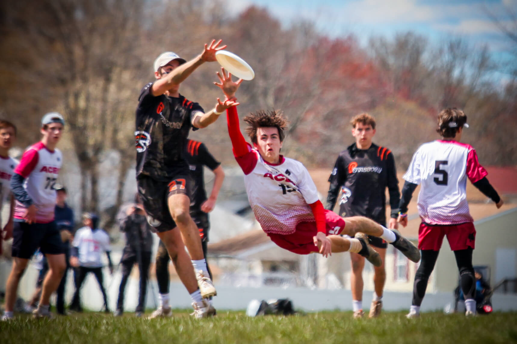 Lower Merion player tries to layout D