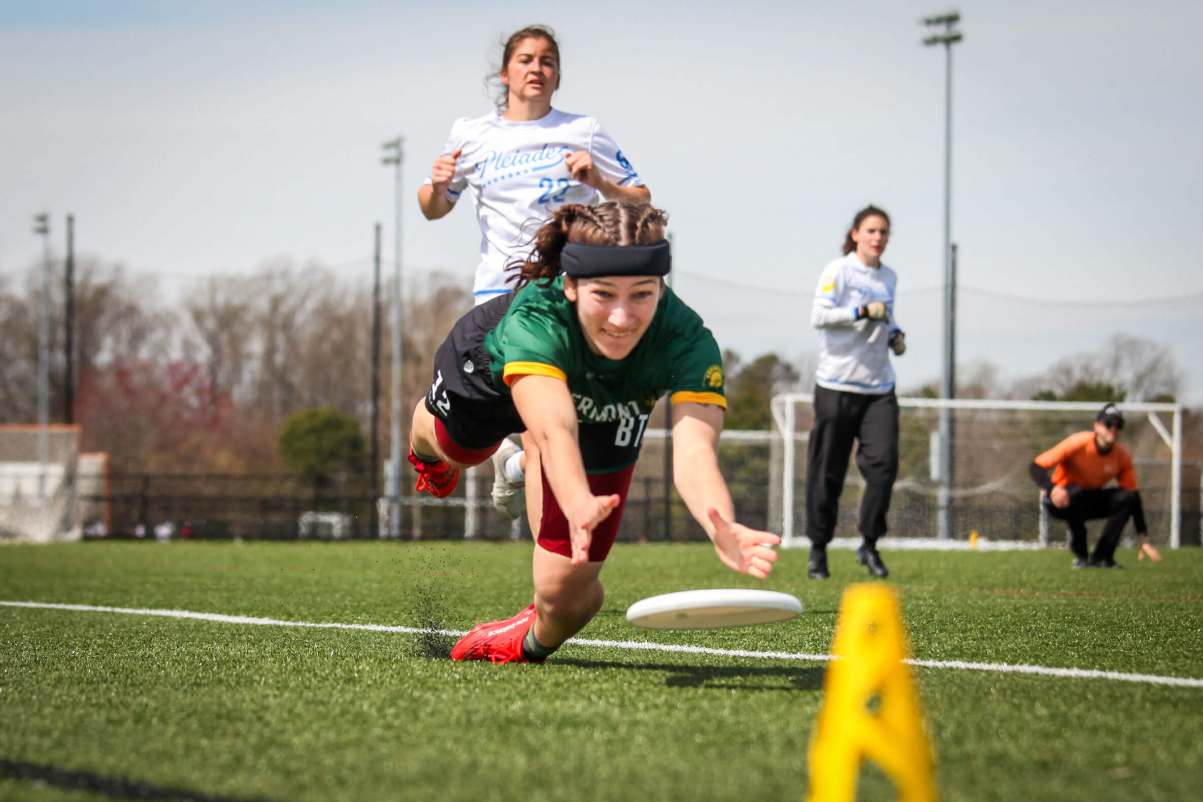 University of Vermont player layouts for the disc